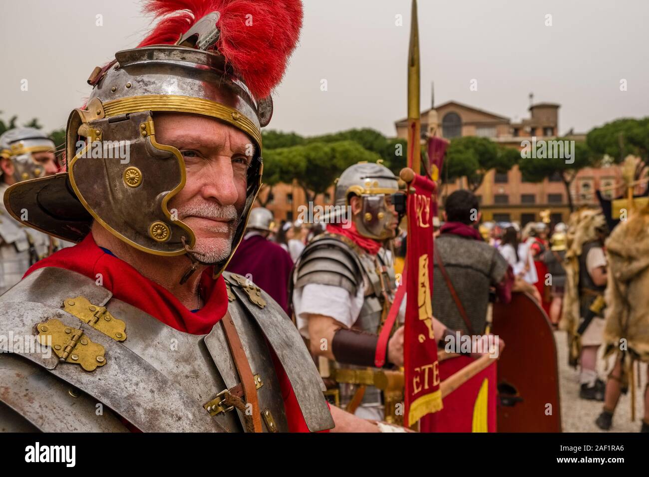 Historically Dressed People Taking Part Of The Annual Festival Natale 