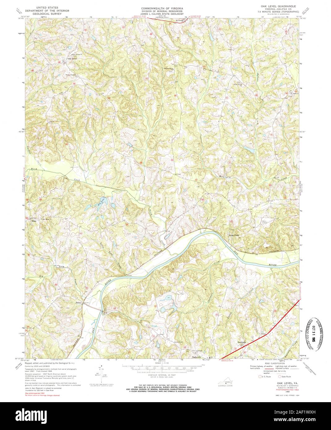 VA Oak Level 186168 1968 24000 Stock Photo Alamy