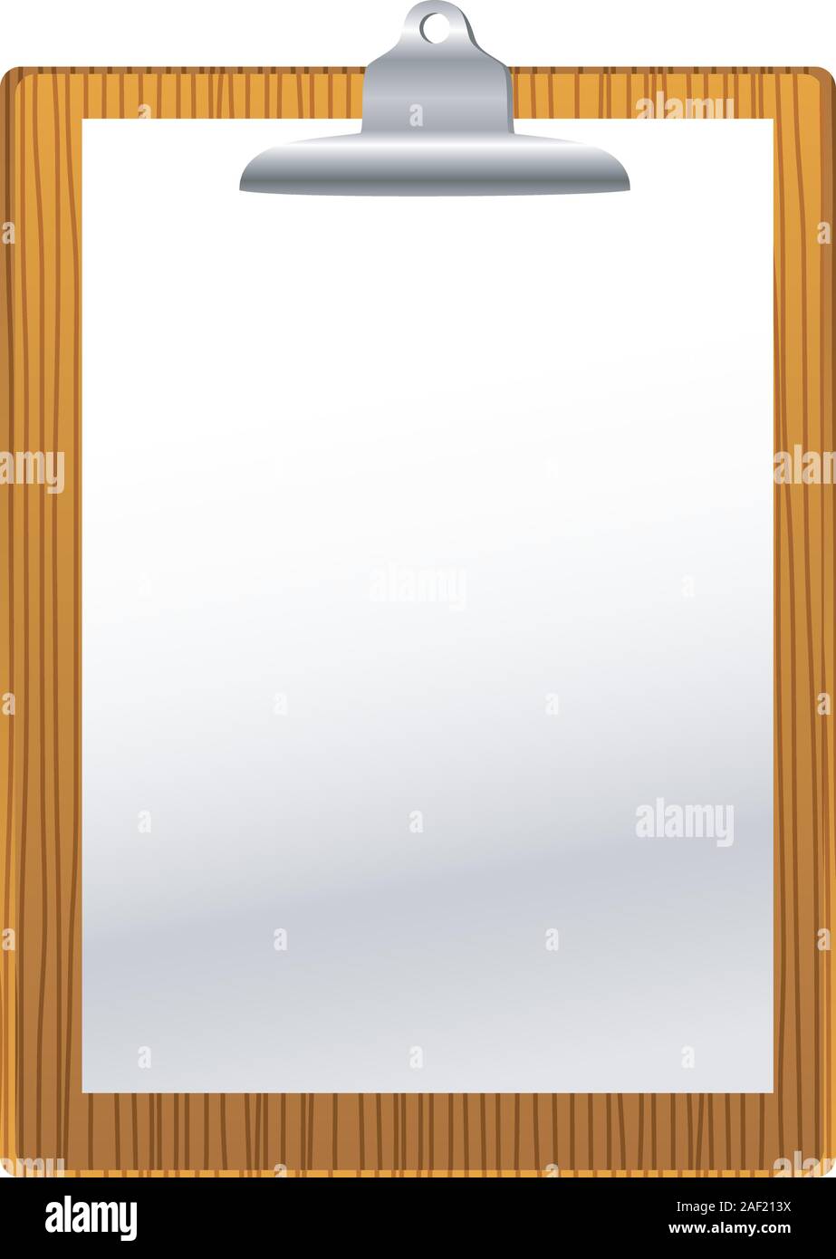 Illustration of a clipboard with a white pencil background Stock Vector ...