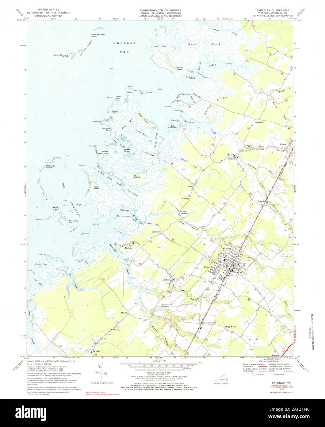 VA Parksley 186233 1968 24000 Stock Photo Alamy