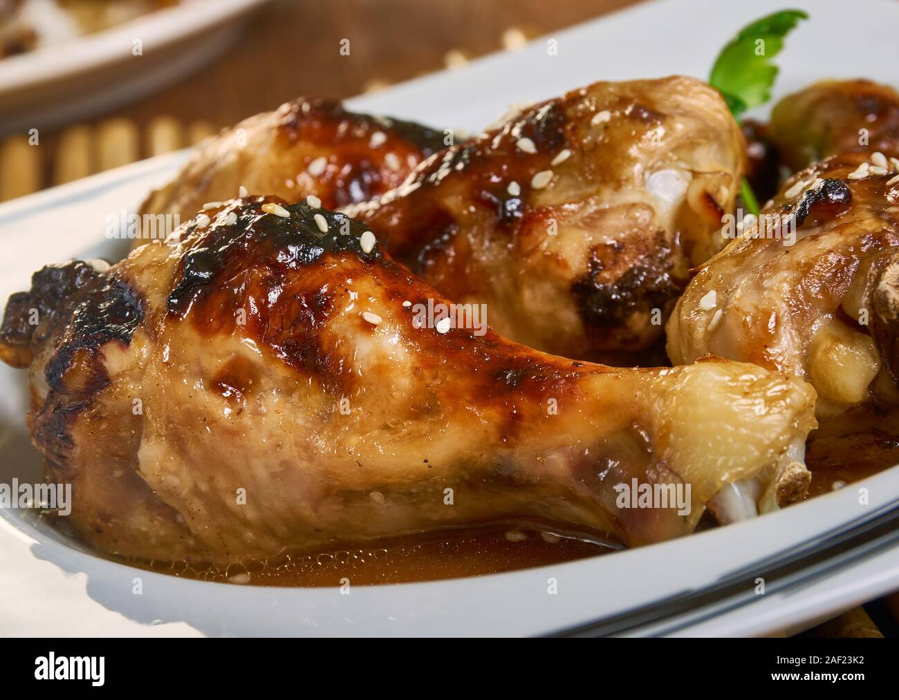 Garlic Brown Sugar Glazed Chicken, Mix together brown sugar, vinegar