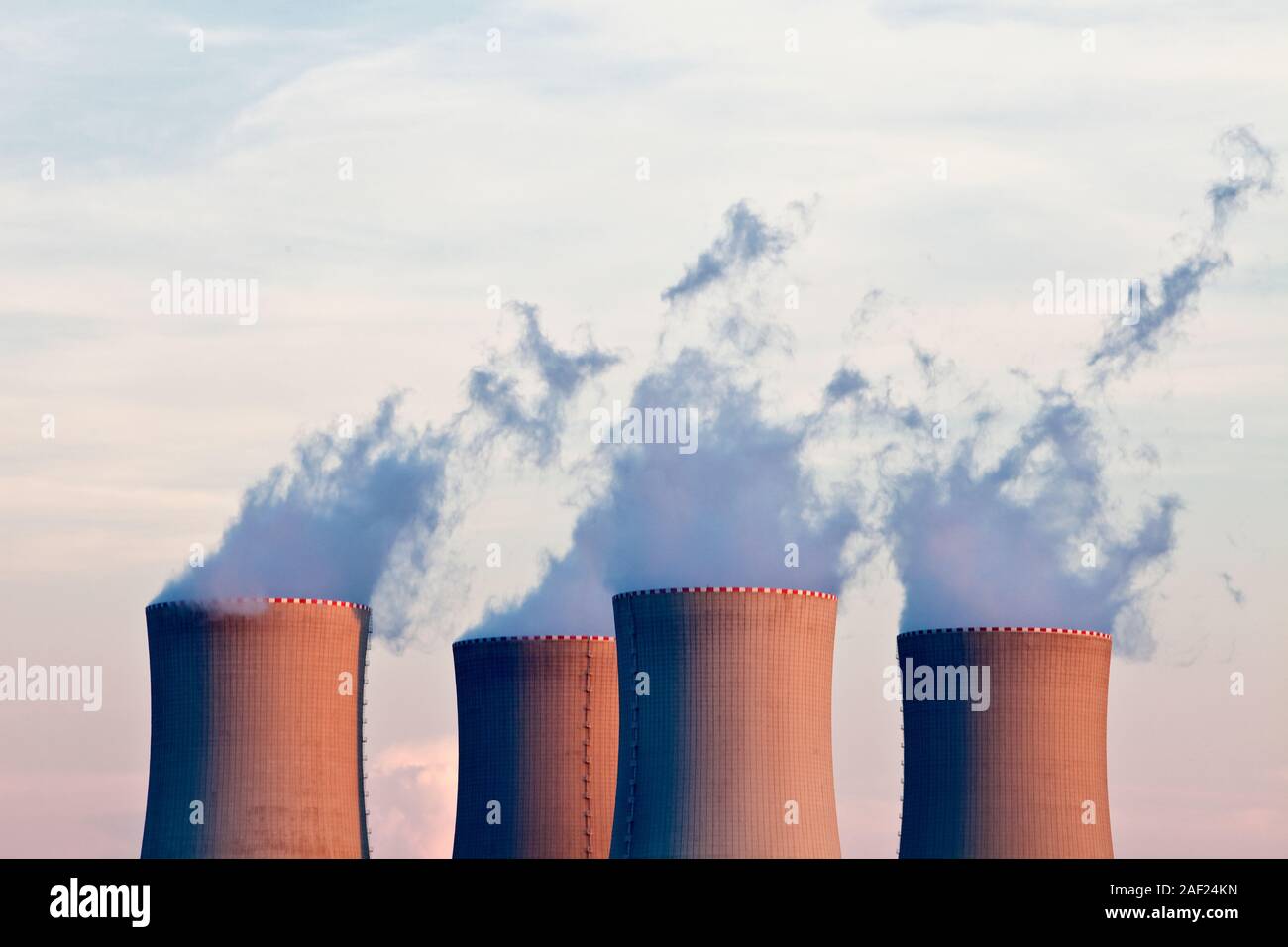 nuclear power plant temelin in czech republic Stock Photo - Alamy