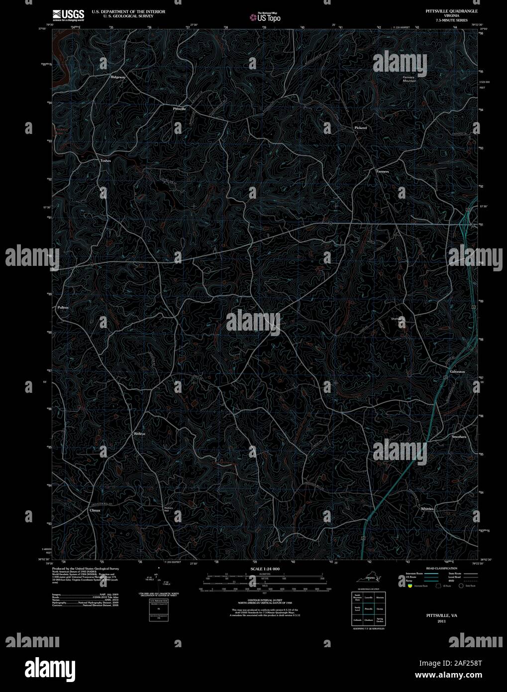 Map of pittsville hires stock photography and images Alamy