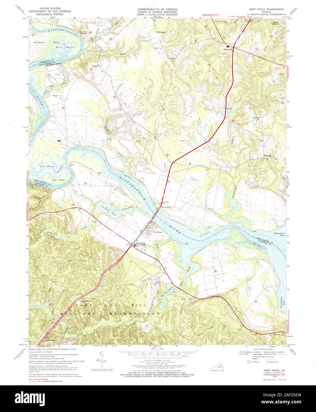 Port royal map Cut Out Stock Images & Pictures Alamy