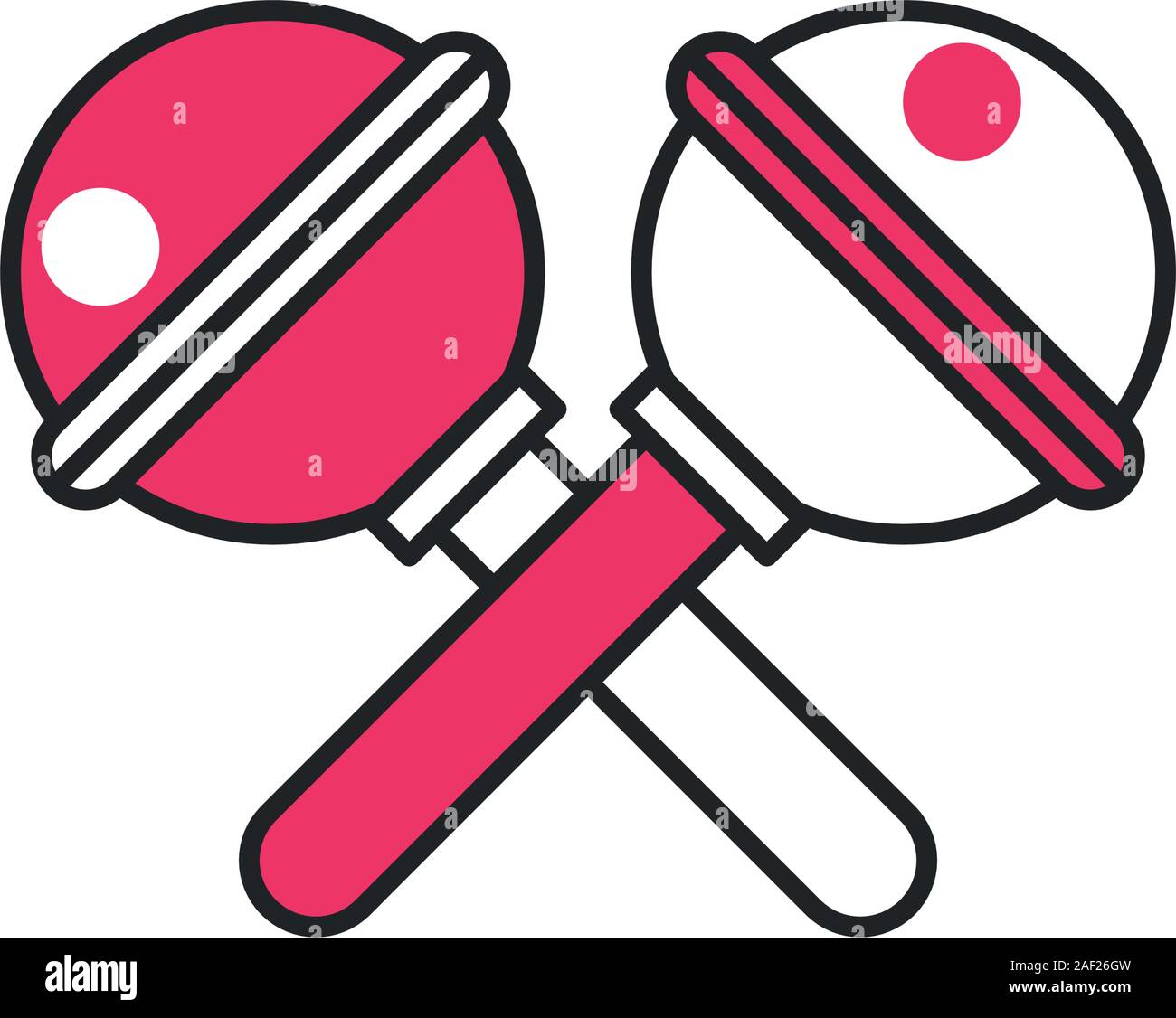 cute maracas musical instrument icon Stock Vector Image & Art - Alamy