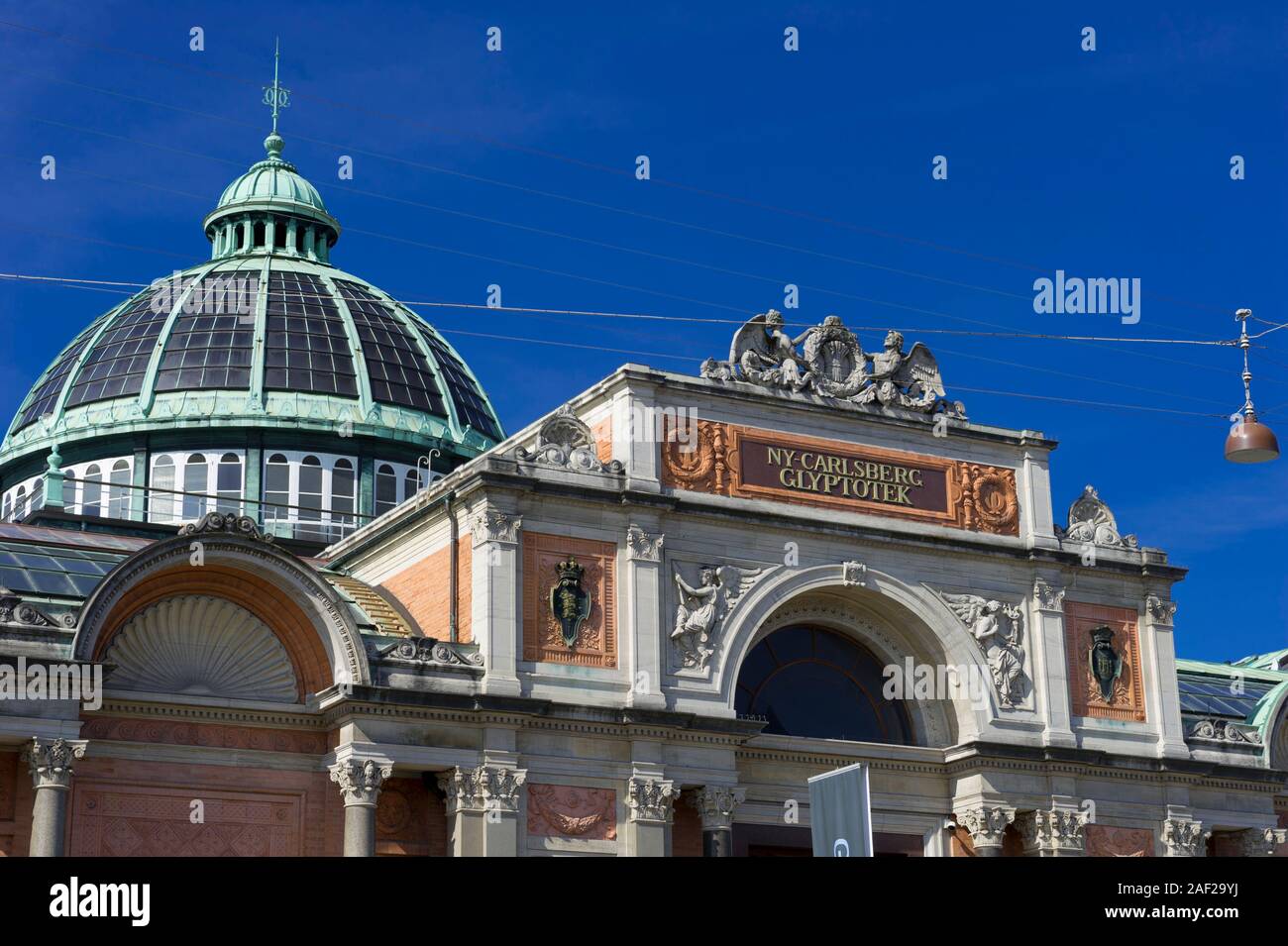Ny Carlsberg Glyptotek, art museum in Copenhagen, Denmark Stock Photo