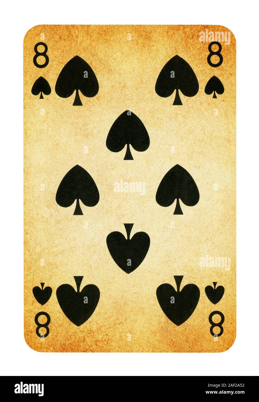 8 of spades hi-res stock photography and images - Alamy