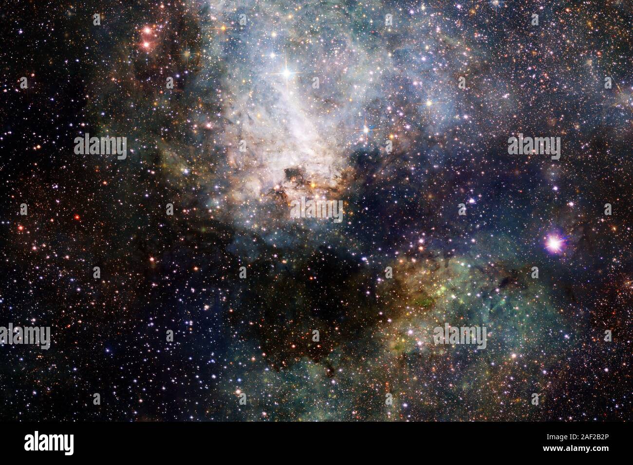 Galaxy in outer space. Beautiful science fiction wallpaper. Elements of this image furnished by NASA Stock Photo