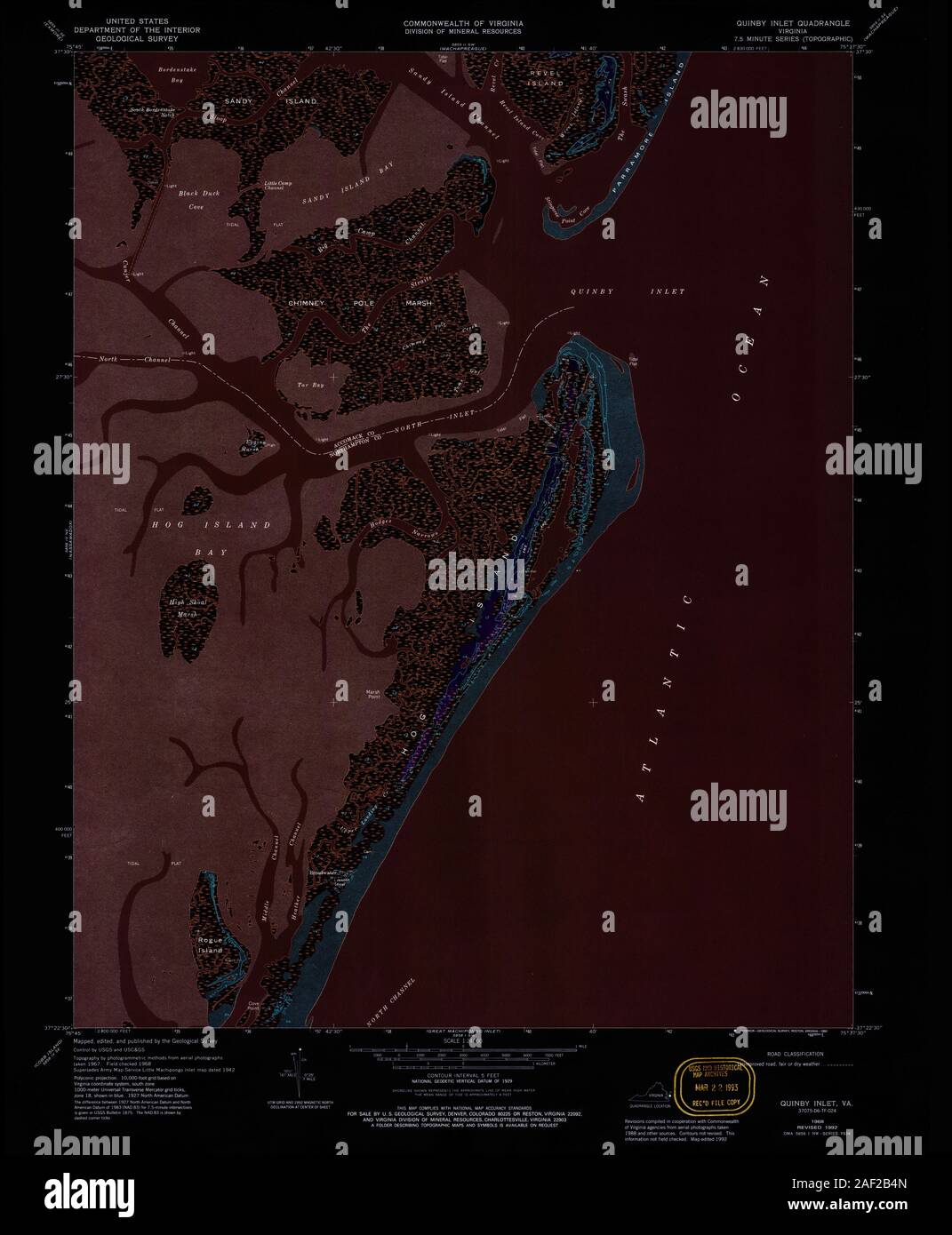 Map of quinby hires stock photography and images Alamy