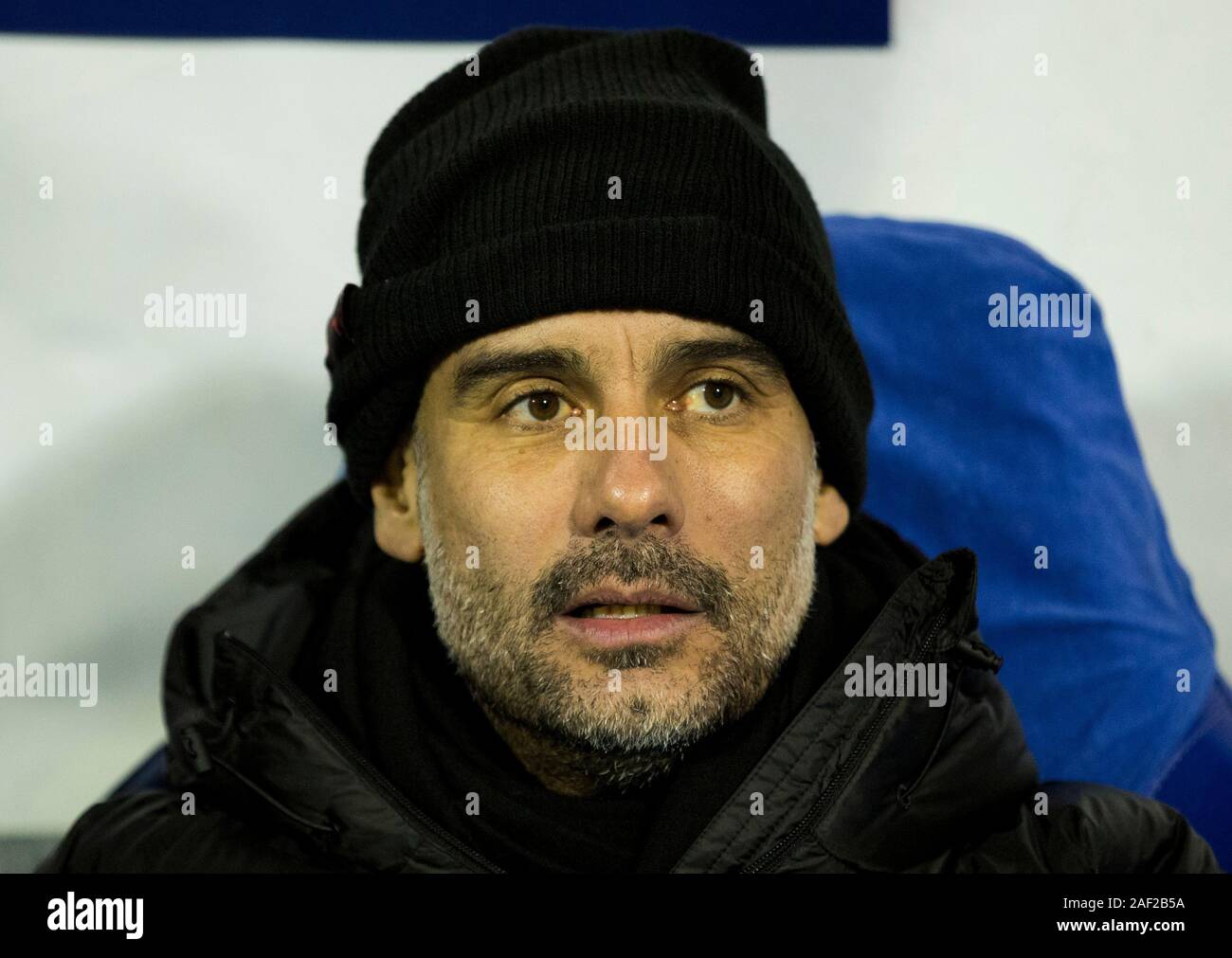 Zagreb, Croatia. 11th Dec, 2019. Head Coach Josep Guardiola of Manchester City. Credit: Nikola Krstic/Alamy Live News Stock Photo