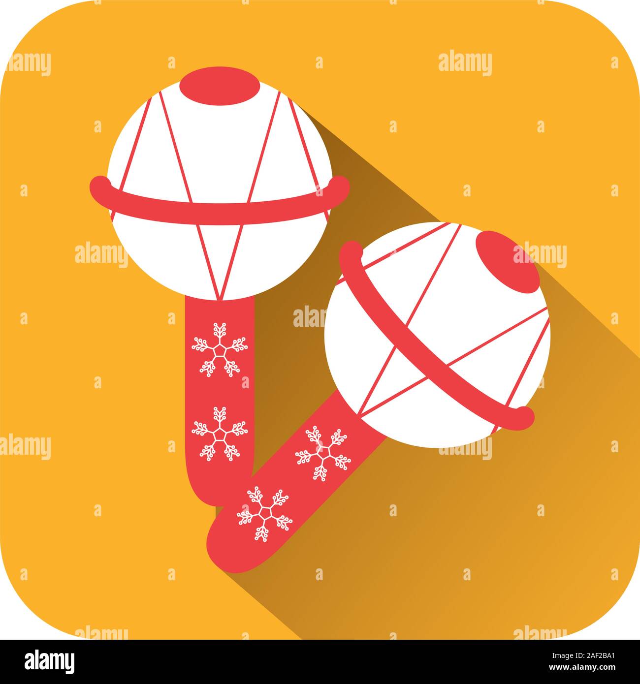 cute maracas musical instrument icon Stock Vector Image & Art - Alamy