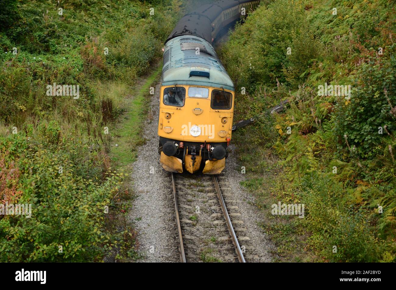 1959 diesel train, 1T13 Stock Photo