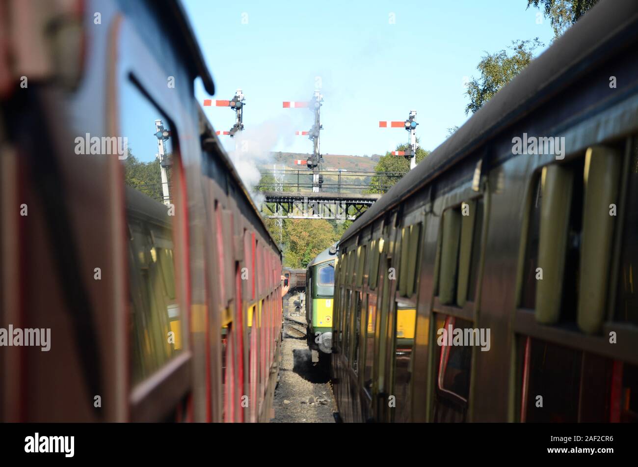 1959 diesel train, 1T13 Stock Photo