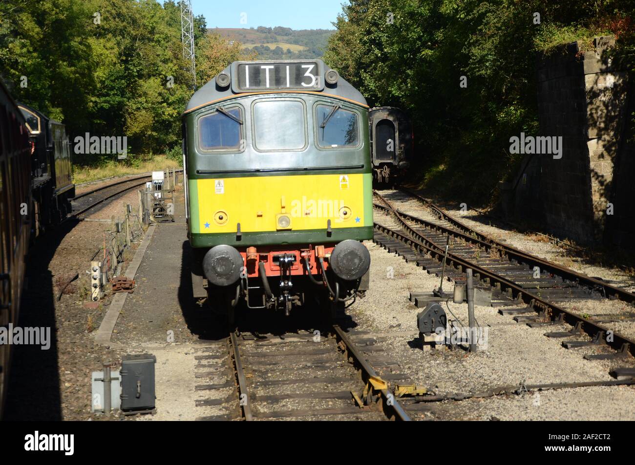 1959 diesel train, 1T13 Stock Photo