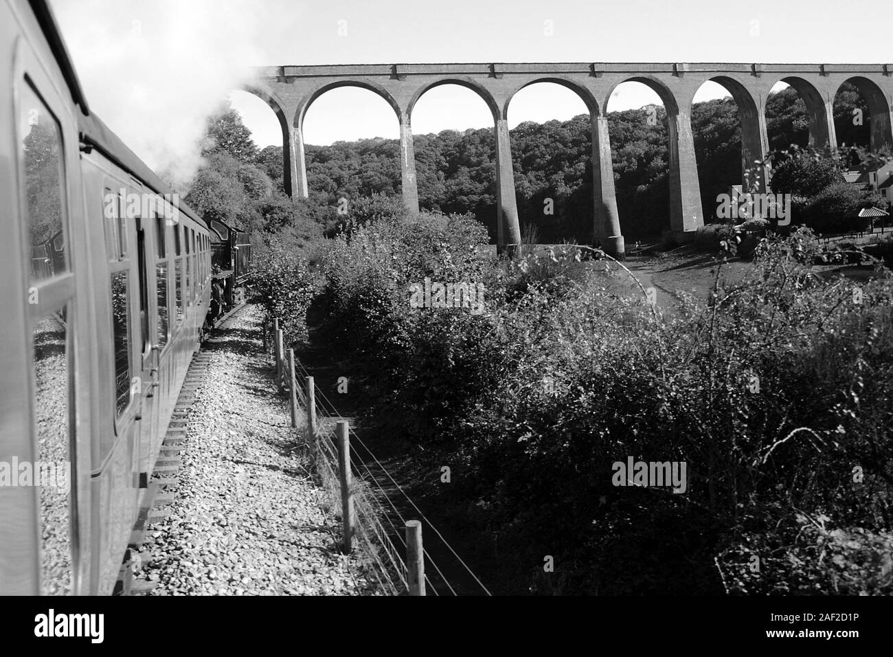victorian engineering, railway viaduct Stock Photo