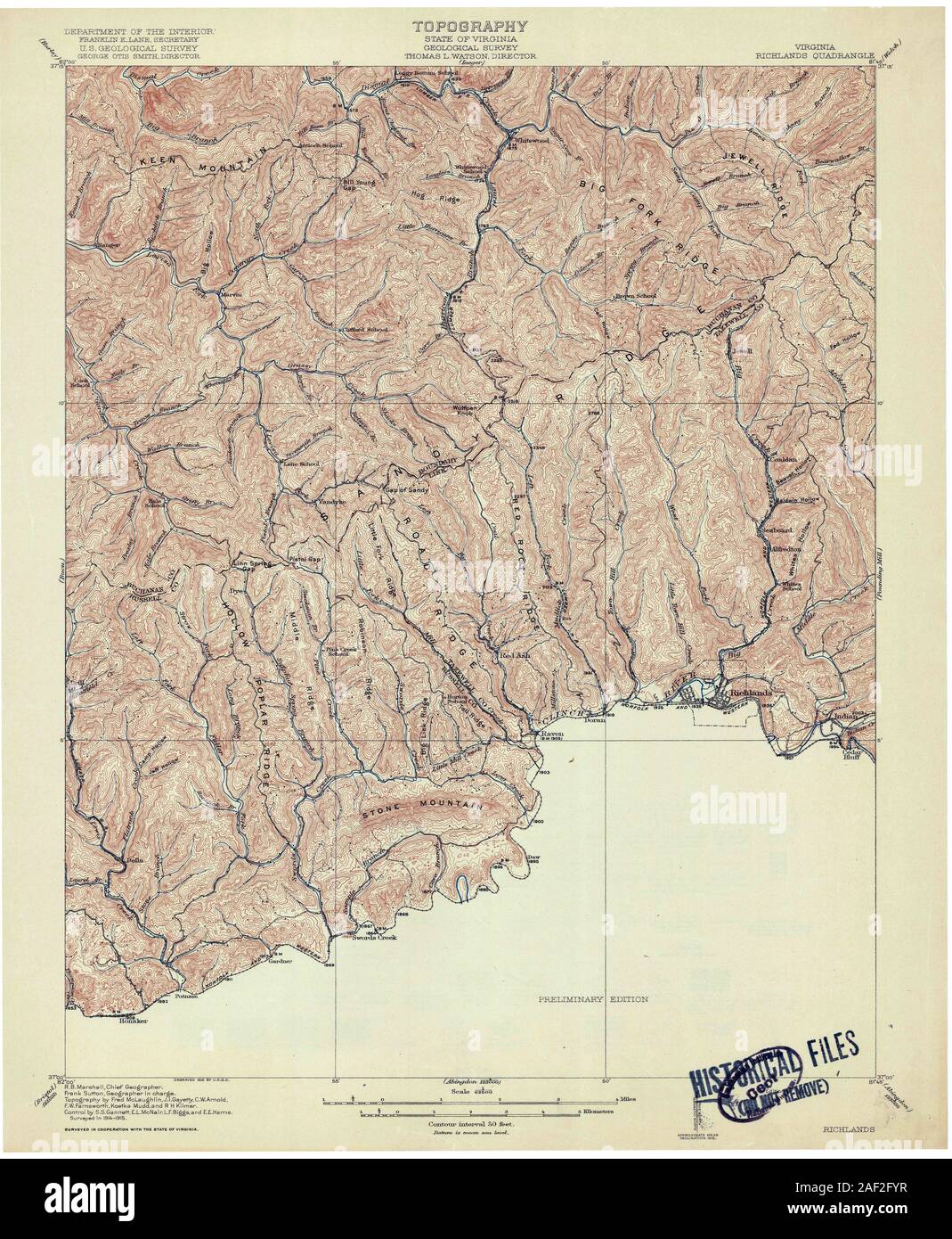 Richlands map hires stock photography and images Alamy