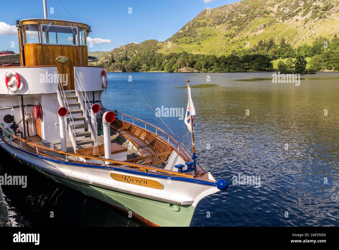 Boat landings and passenger terminals for boat trips at Ullswater, Lake