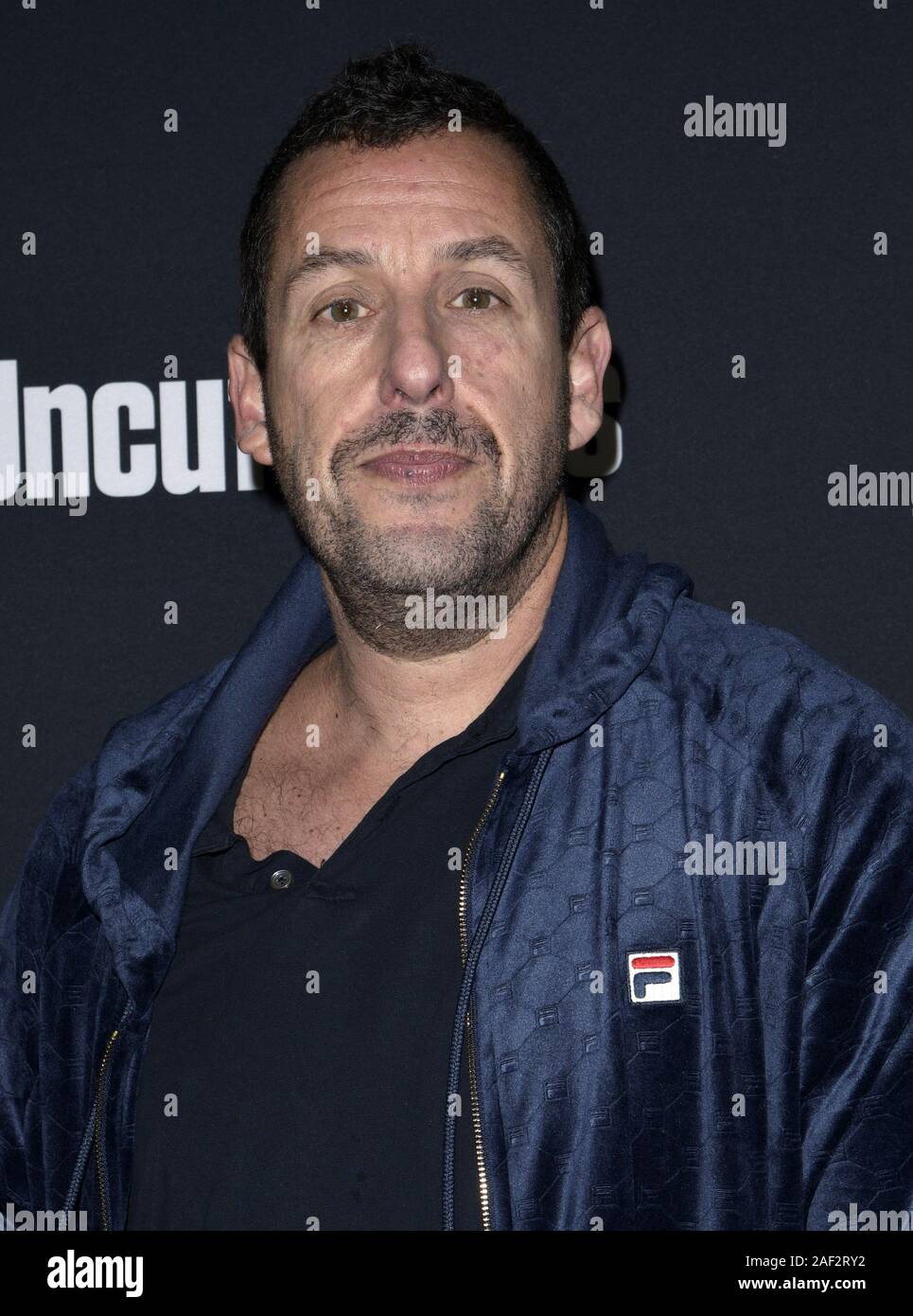 HOLLYWOOD, CA - DECEMBER 11: Adam Sandler, at Premiere Of A24's "Uncut Gems" at The Dome at Arclight Hollywood in Hollywood, California on December 11, 2019. Credit: Faye Sadou/MediaPunch Stock Photo