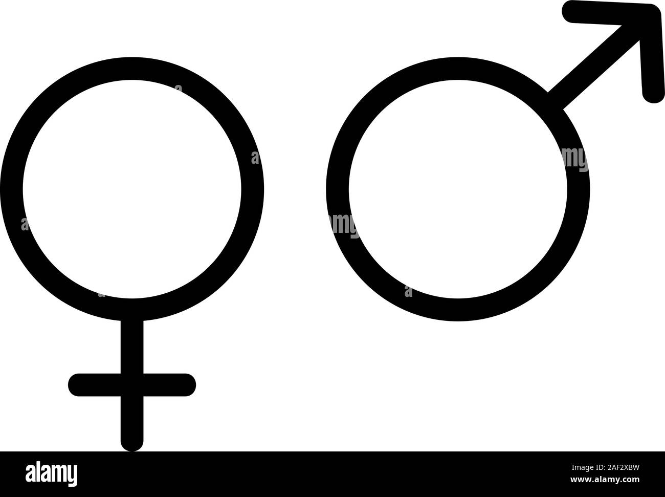 Men s and women s toilet icon vector. Isolated contour symbol illustration Stock Vector