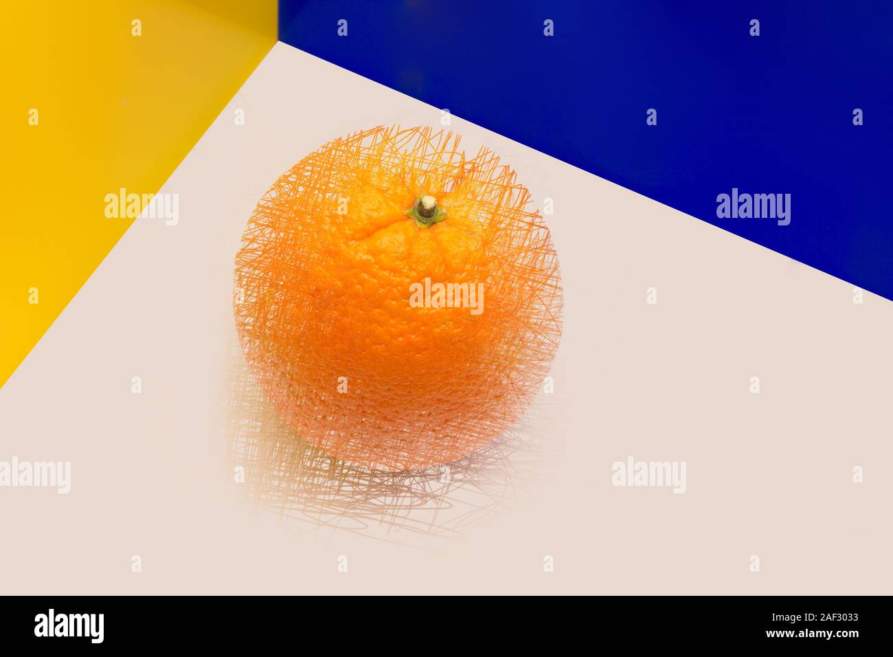 Paint Or Something Similar To Ripe Orange Oranges Drawing Strokes In Which The Fruit Of An Orange Appears Stock Photo Alamy