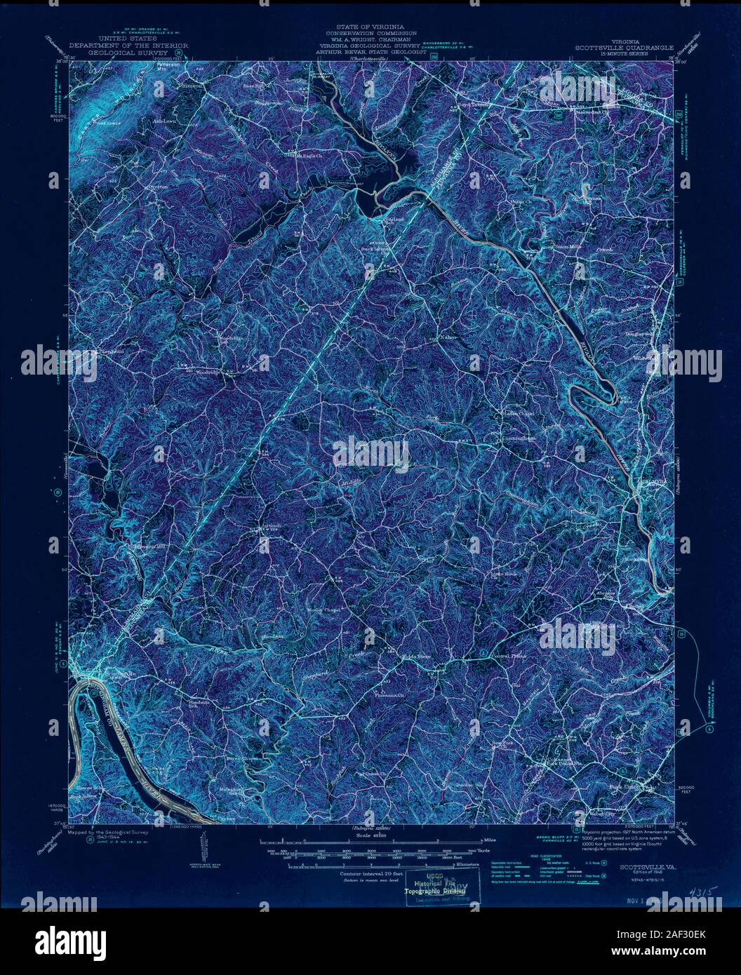 Map of scottsville hires stock photography and images Alamy