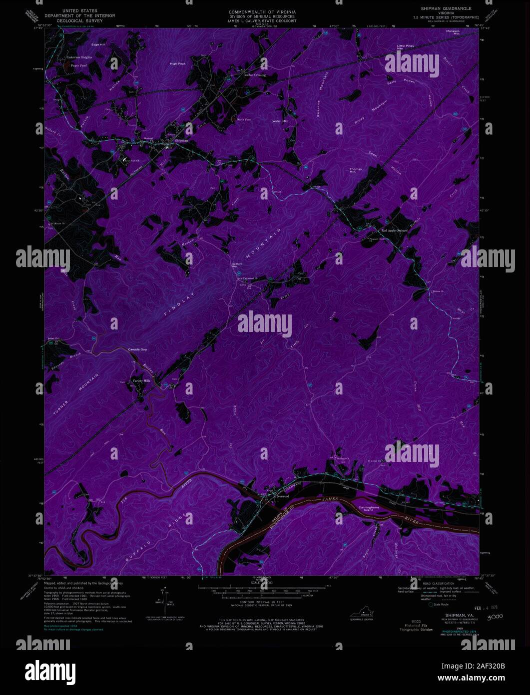 VA Shipman 186687 1969 24000 Inverted Stock Photo Alamy