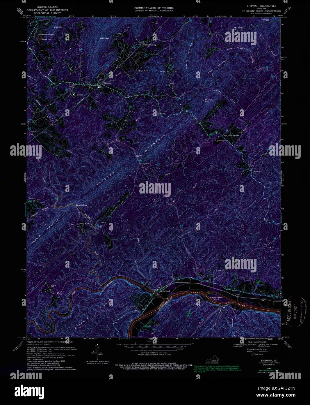 VA Shipman 186689 1969 24000 Inverted Stock Photo Alamy