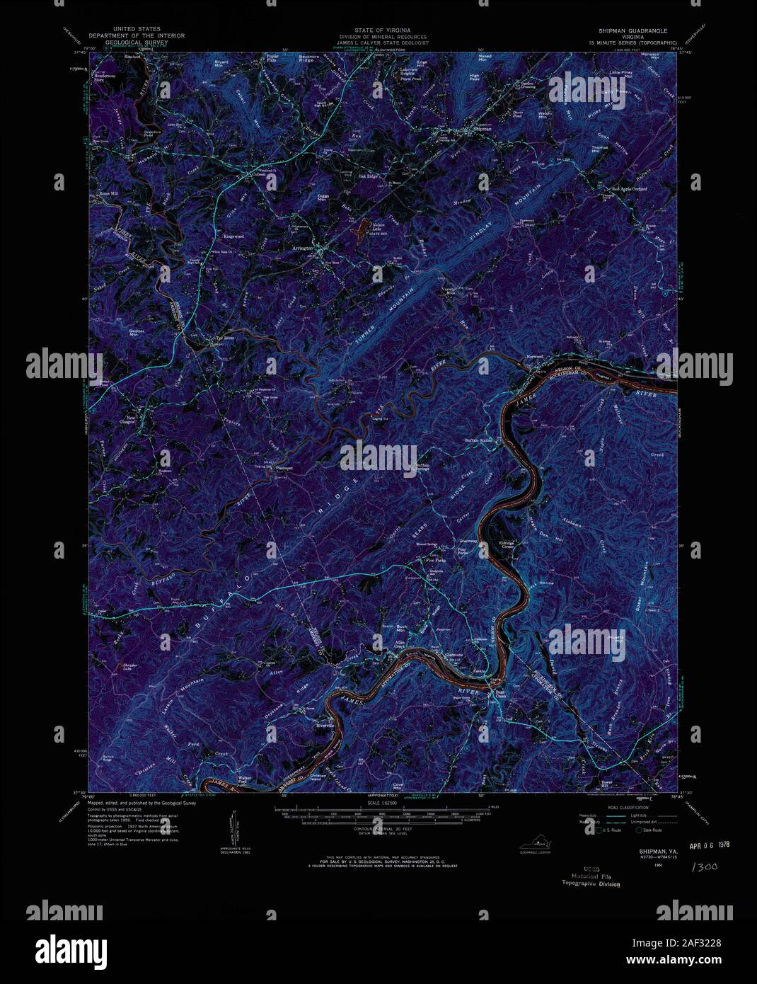 VA Shipman 188567 1961 62500 Inverted Stock Photo Alamy