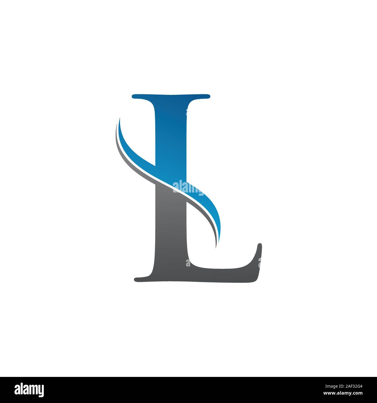 Initial Letter L Logo With Creative Modern Business Typography ...