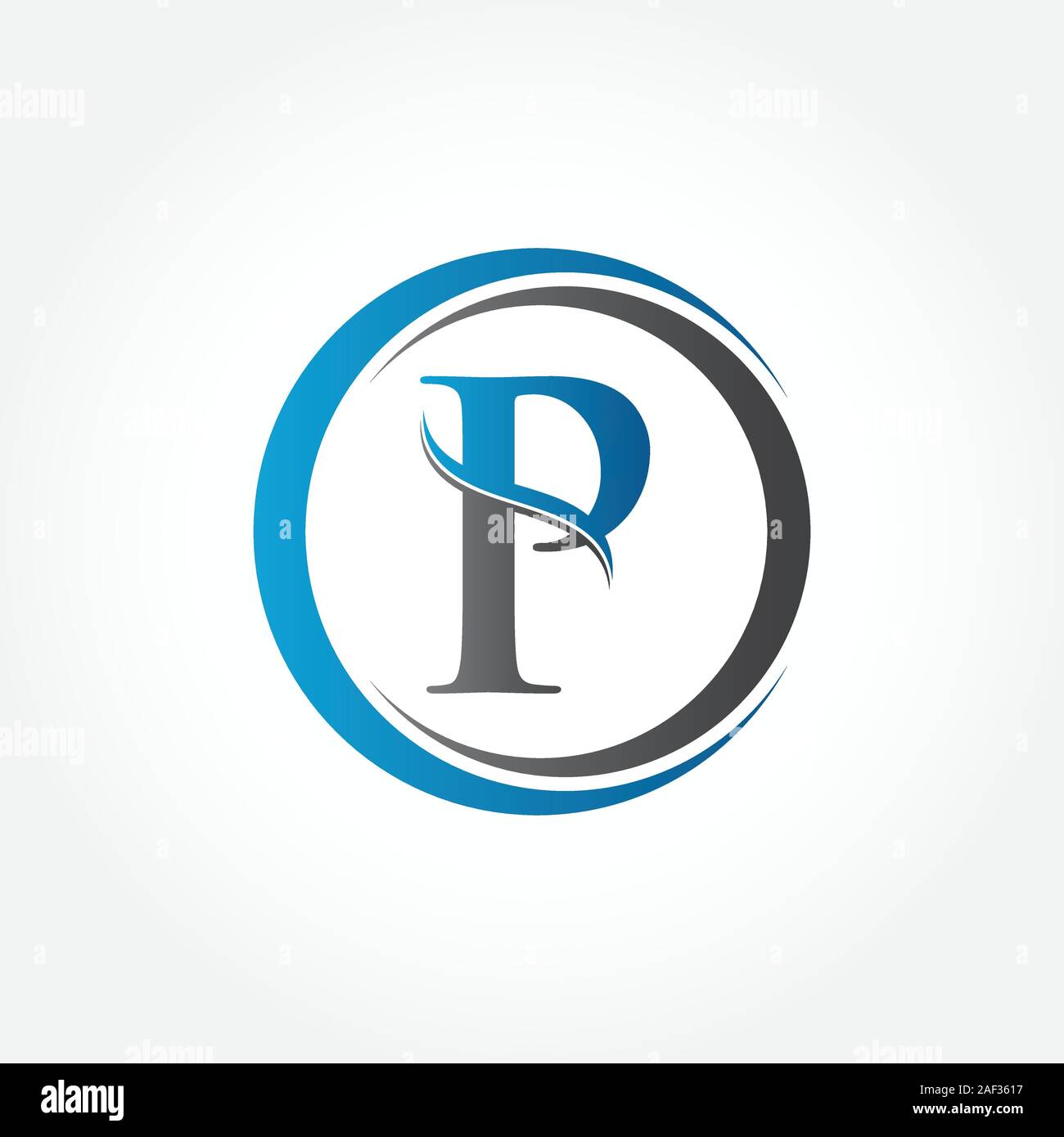 Letter p logo hi-res stock photography and images - Alamy