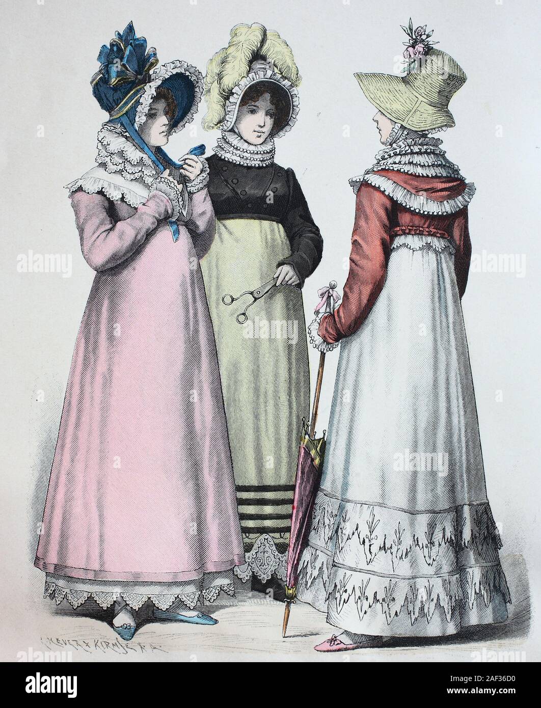 National costume, clothes, history of the costumes, women, Germany, in