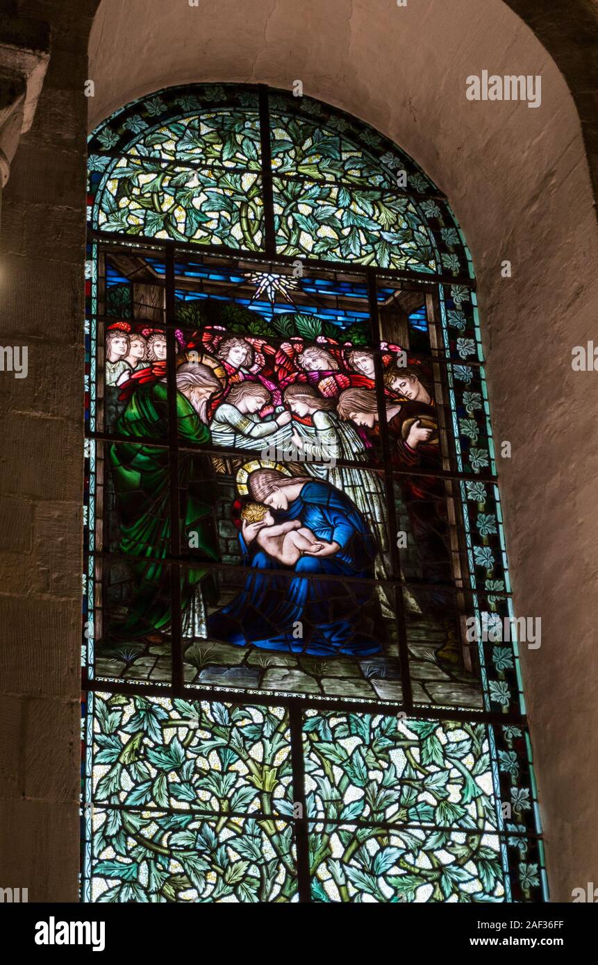 Stained glass window edward burne jones hi-res stock photography and ...
