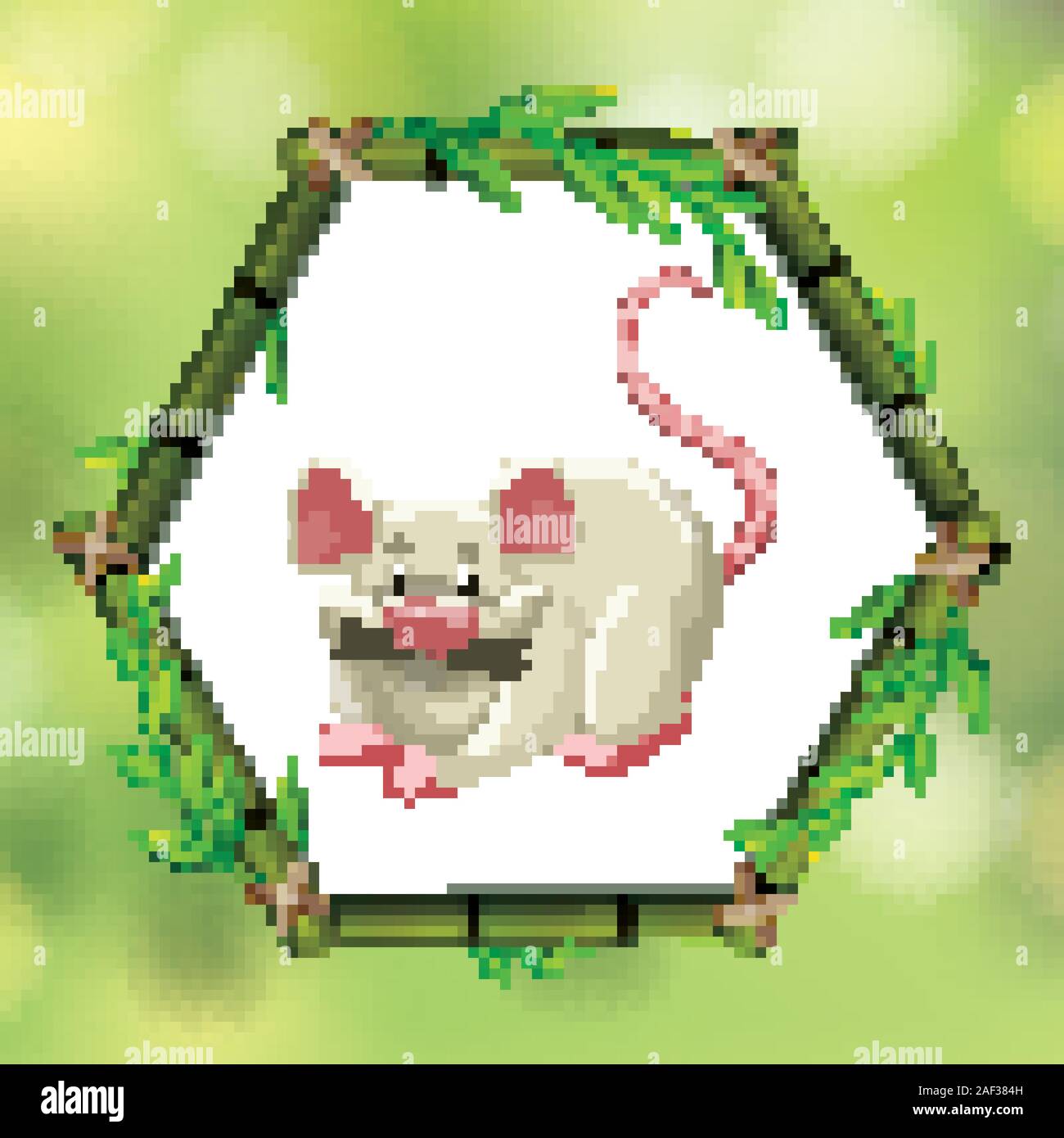 New years animals white Stock Vector Images - Alamy