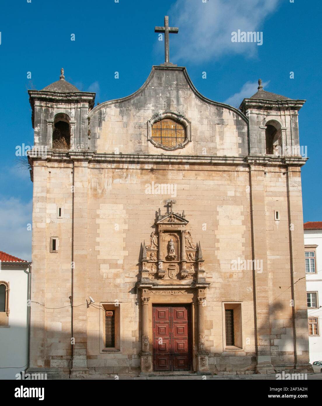 the church of Sao Joao de Almedina and the Museu nacional de Machado de Castro, Coimbra, Portugal, Stock Photo