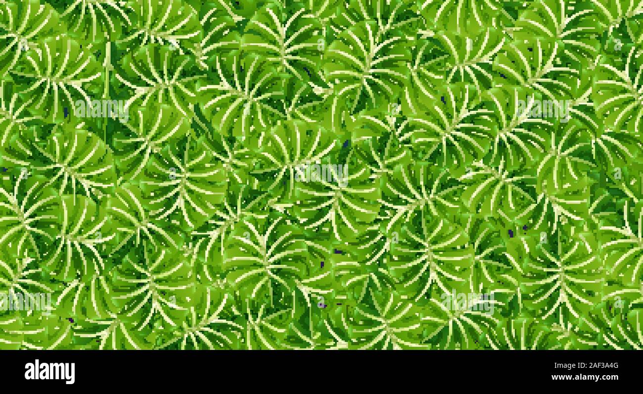 Background template with green leaves illustration Stock Vector Image ...