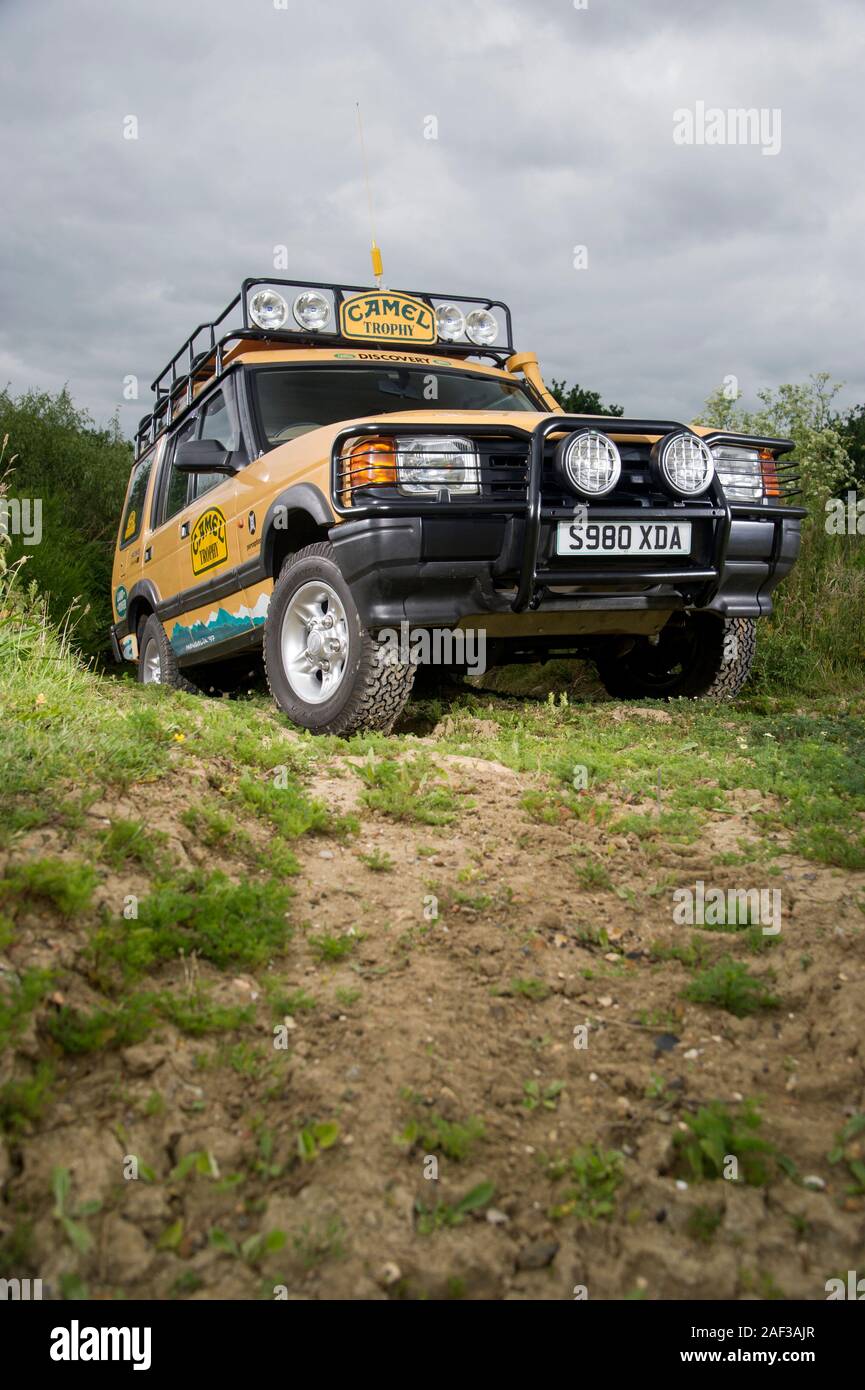 Camel Trophy 1997 Mk1 Land Rover Discovery off roader Stock Photo