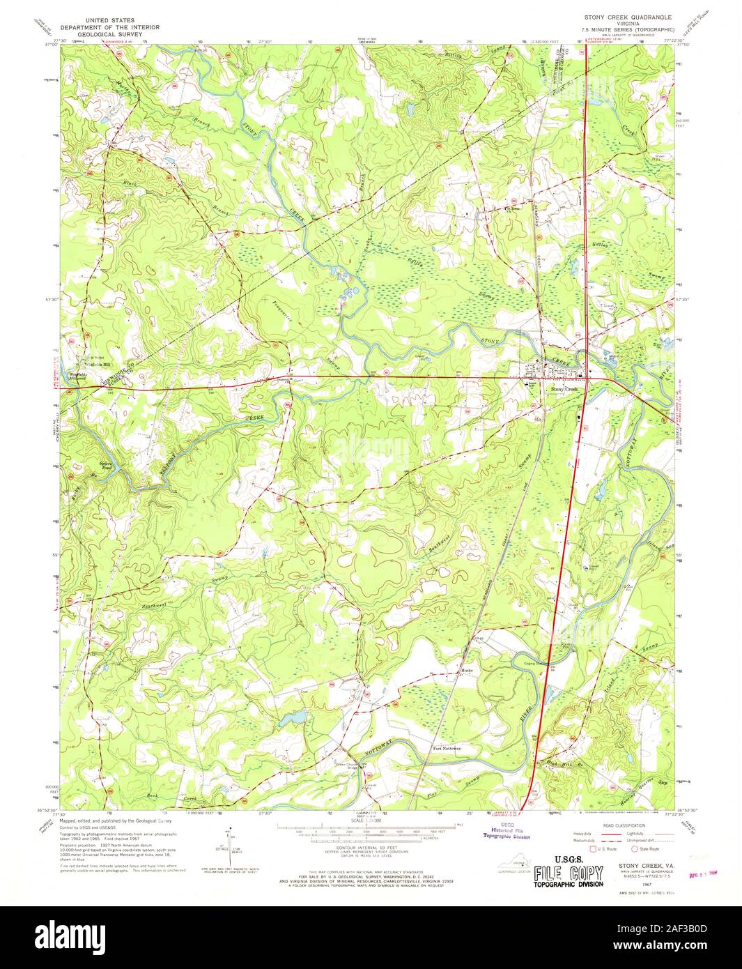 VA Stony Creek 186827 1967 24000 Stock Photo Alamy