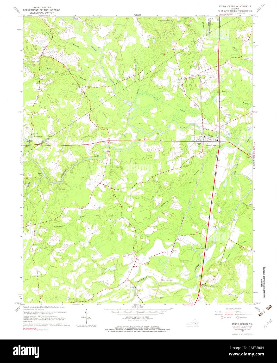 Map of stony creek hires stock photography and images Alamy