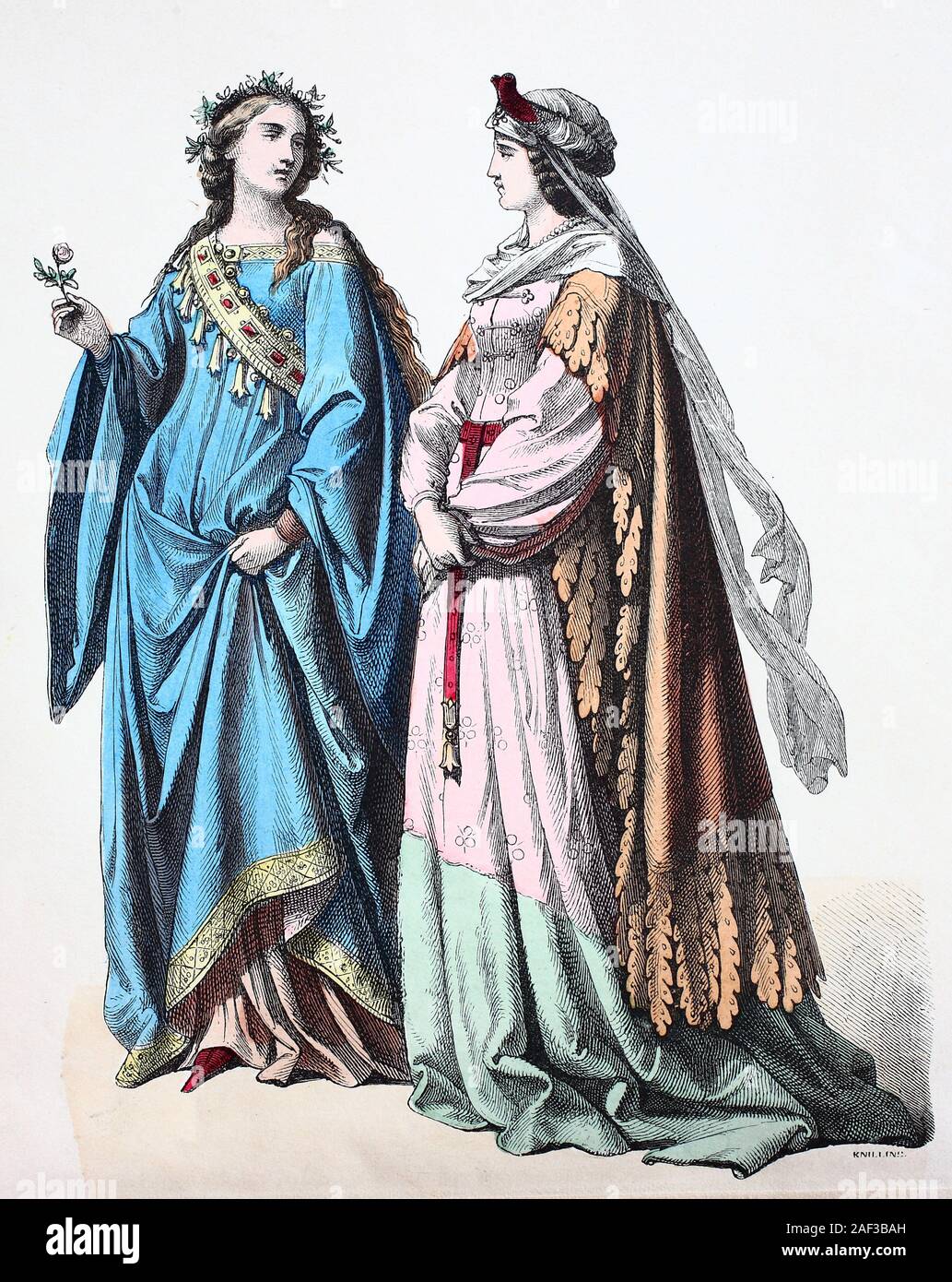 National costume, clothes, history of the costumes, German court