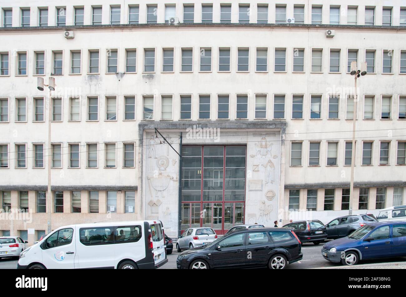Faculty of Mathematics at the university of Coimbra, Coimbra, Portugal Stock Photo
