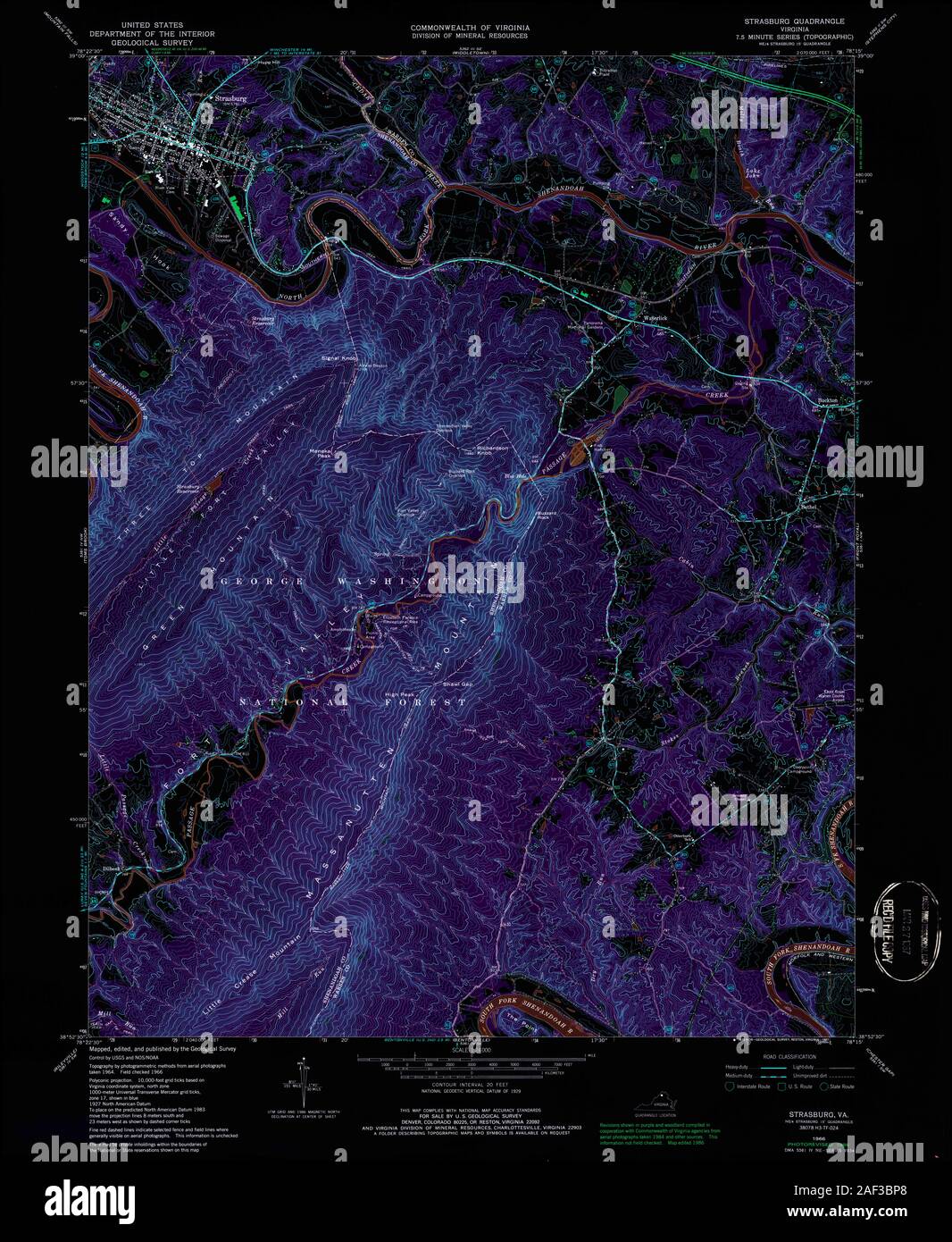 VA Strasburg 186840 1966 24000 Inverted Stock Photo Alamy