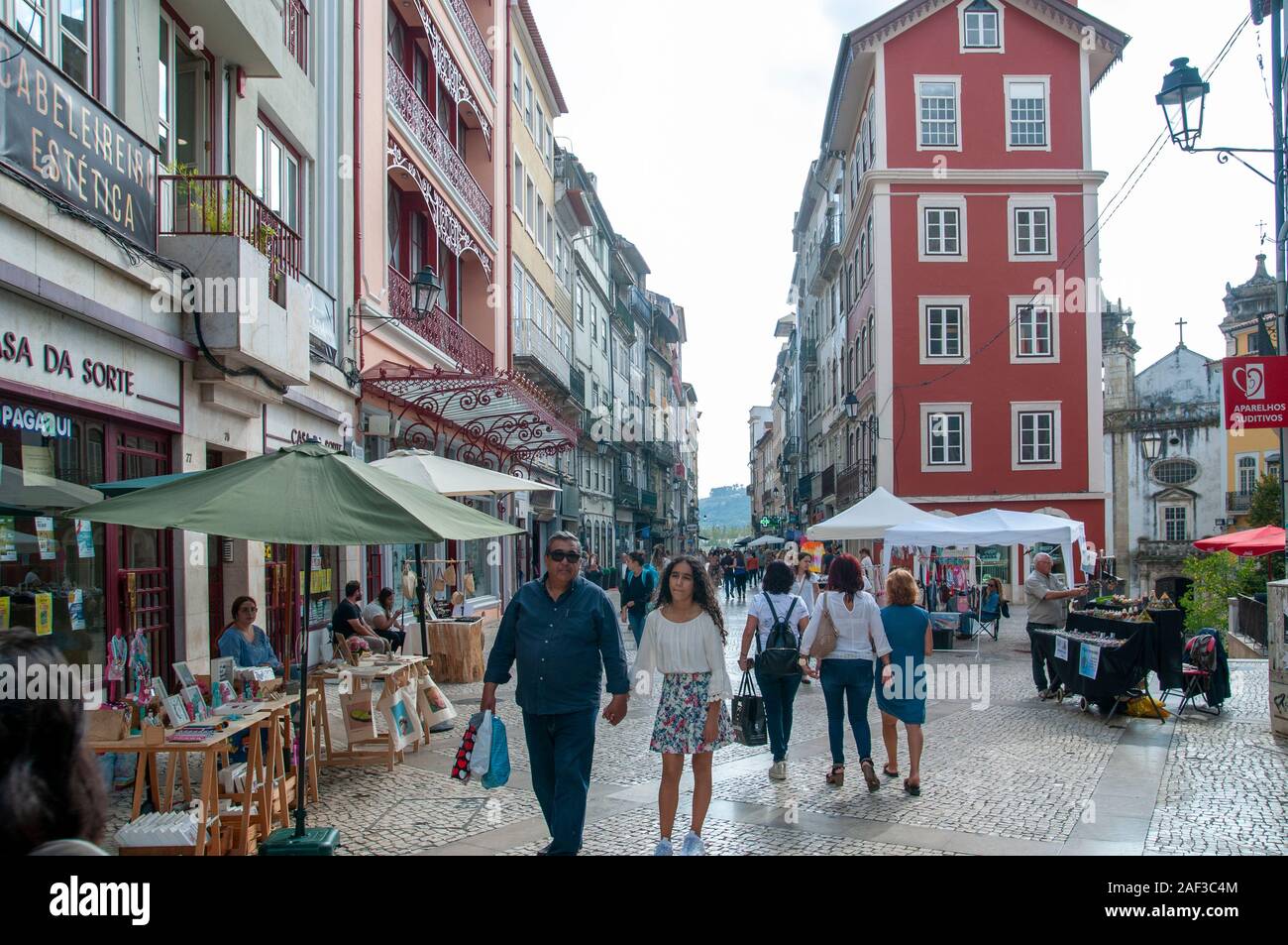 Pedestrian street of Rua Visconde da