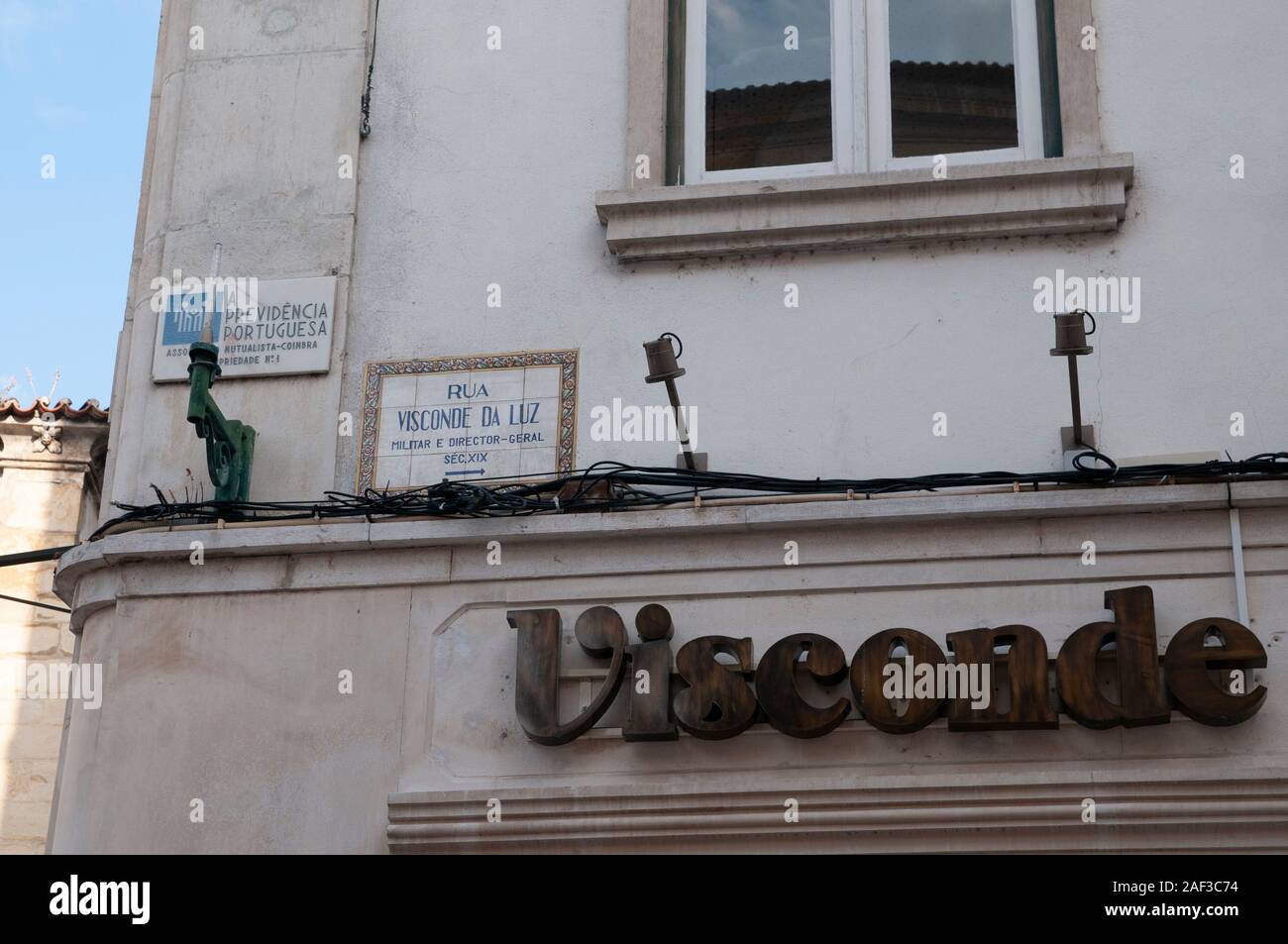 Pedestrian street of Rua Visconde da