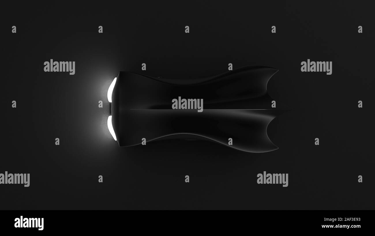 Futuristic car illustration black white hi-res stock photography and ...