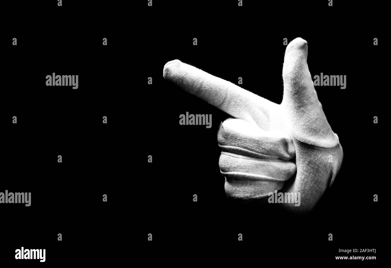 who wears white gloves