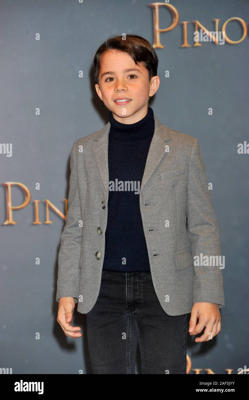 Roma Italy 12th Dec 19 Roma Photocall Del Film Pinocchio Pictured Federico Ielapi Credit Independent Photo Agency Alamy Live News Stock Photo Alamy