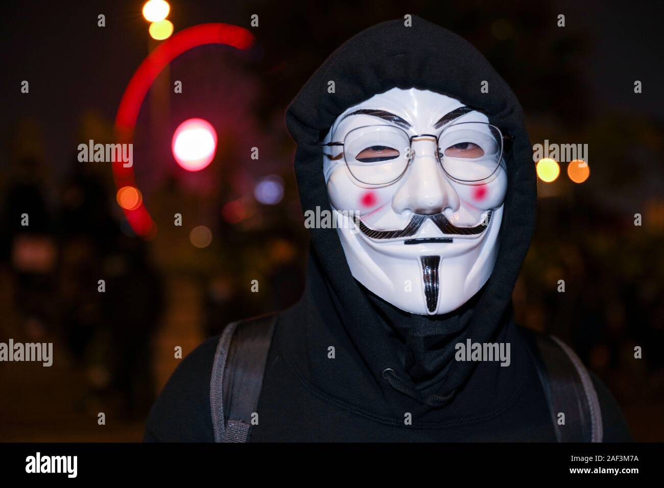 Hong Kong 12th December 2019. Anti government protesters hold a rally titled United We Stand to mark 6 months since tear gas was first fired on 12th June 2019. Held in Central, Hong Kong. Credit: David Coulson/Alamy Live News Stock Photo