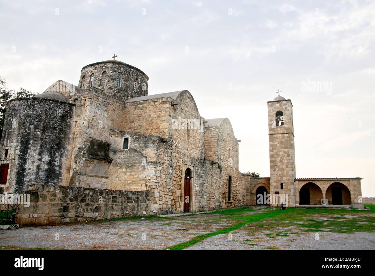 St. Barnabas Monastery with Icon Museum, Famagusta, Turkish Republic of Northern Cyprus Stock Photo