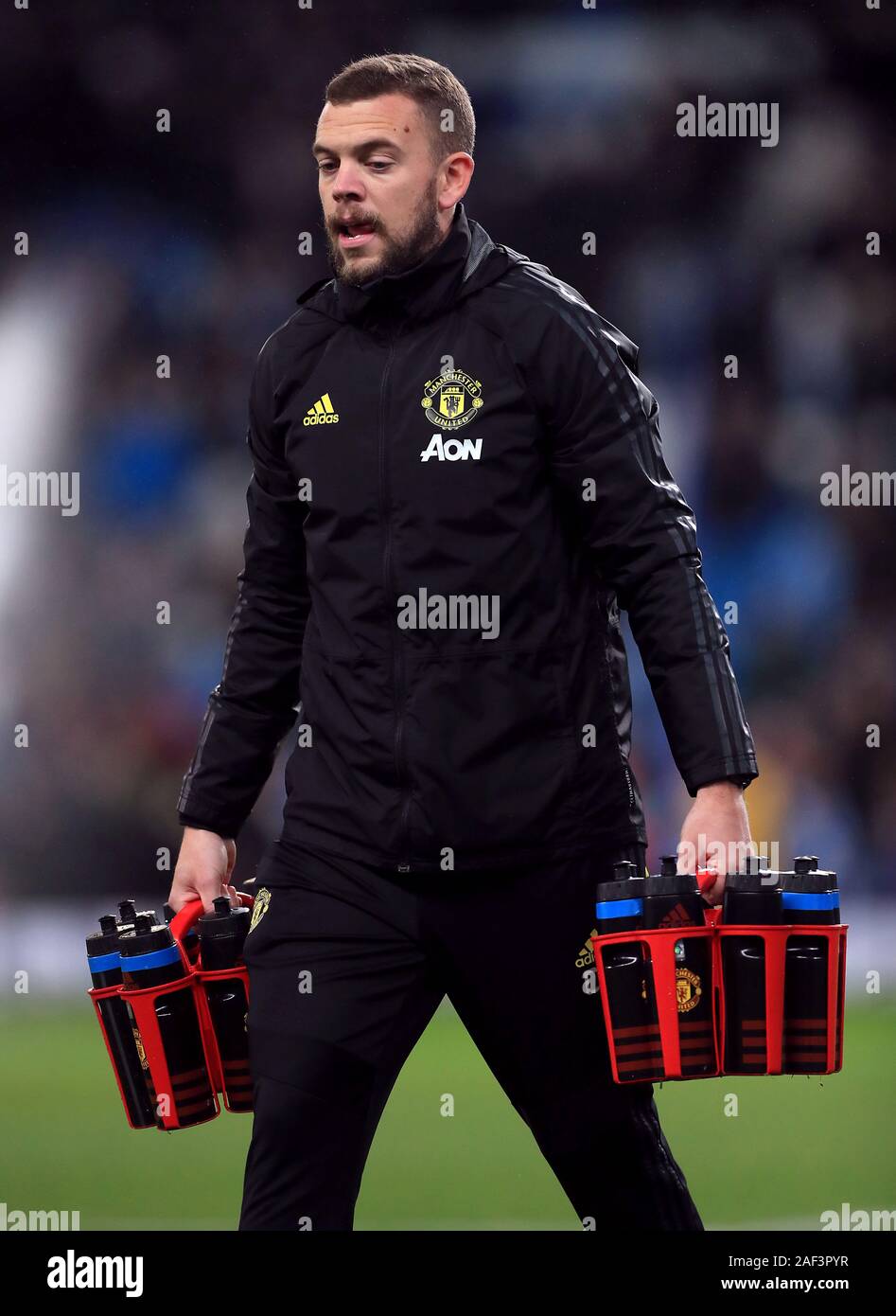 Manchester United fitness coach Charlie Owen before the Premier League  match at the Etihad Stadium, Manchester Stock Photo - Alamy