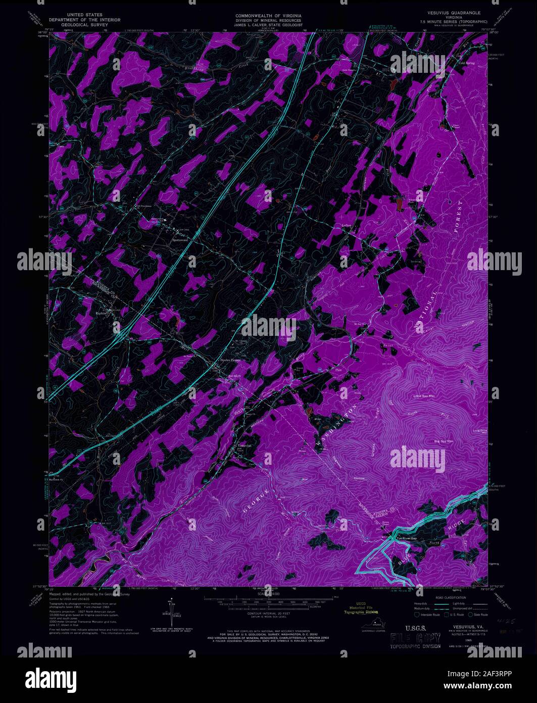 VA Vesuvius 187051 1965 24000 Inverted Stock Photo Alamy